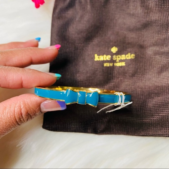 Kate Spade Turquoise Bow Bracelet - Picture 2 of 7